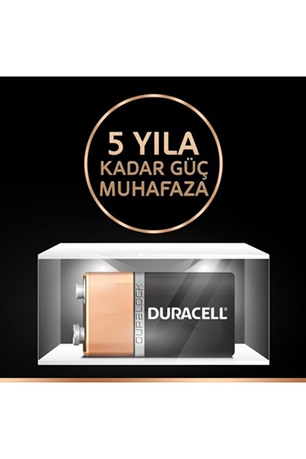 Alkalin 9 Volt Pil Tekli Paket - 5