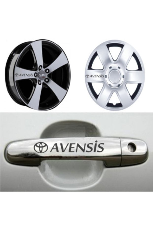 8 Pieces Adhesive Type Avensis Door Handle Rim Sticker