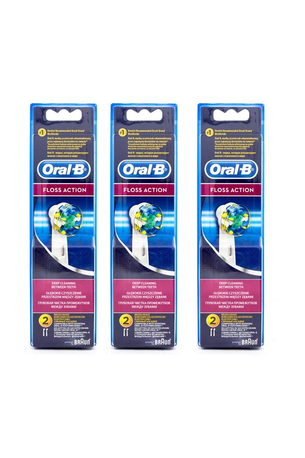 Braun Oral-B Şarjlı Diş Fırçası Yedek Başlığı Floss Action 6 adet - 1