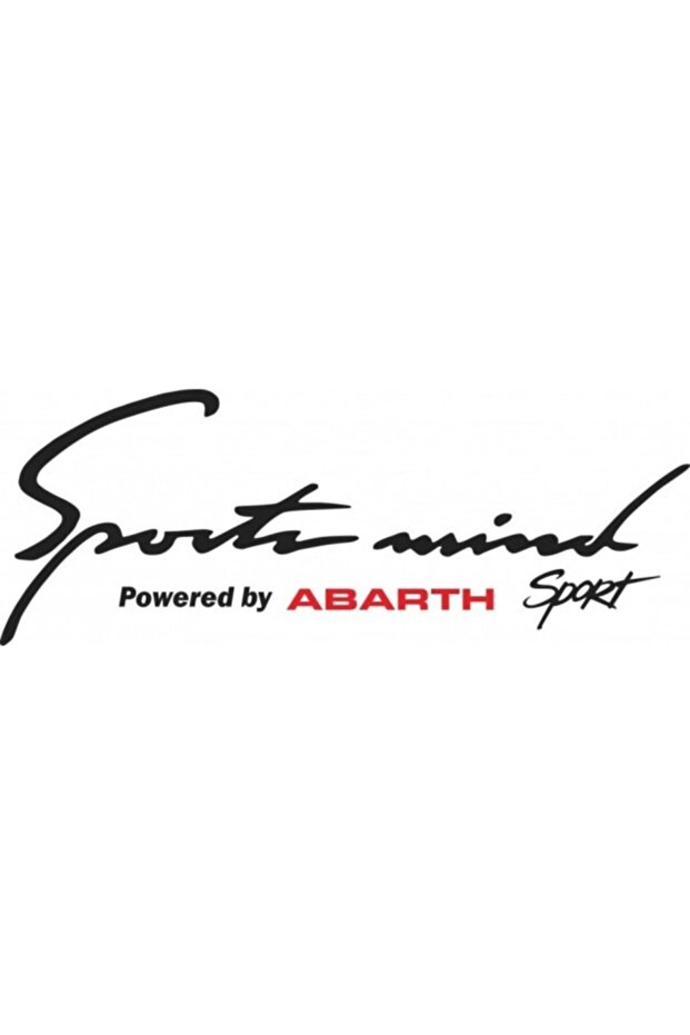 ملصق سيارة أوتوماتيكي مدعوم من Abarth Sport Mind