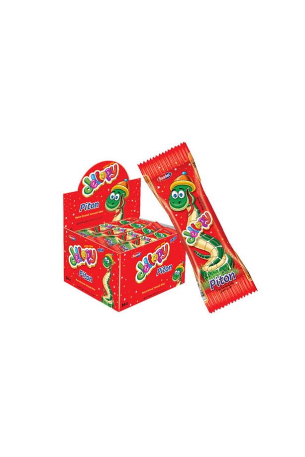 Jellopy Piton Yumuşak Şeker 20 gr Jelibon 24'lü Jelıbon - 1