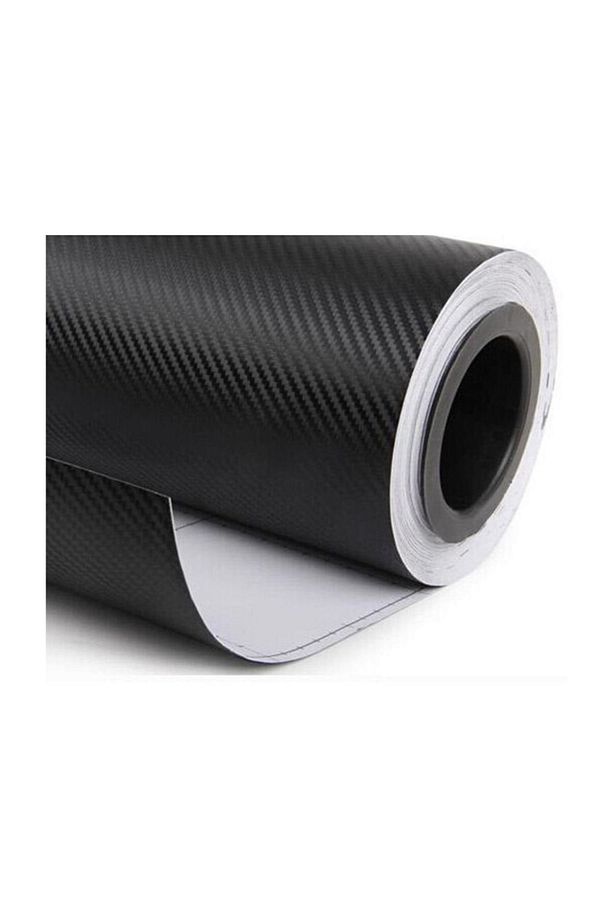 Siyah Karbon Folyo Hava Kanallı 152 Cm X 1 Metre - 4