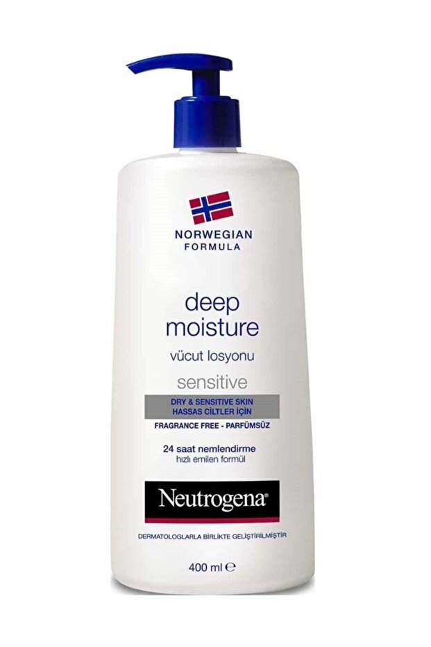 Deep Moisture Perfume-Free Sensitive Skin Body Lotion 400 ml