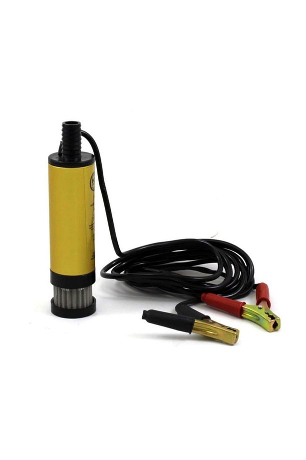24 Volt Mazot Aktarma Pompası, Mini Kalem Dalgıç Pompa Süzgeçli 42 mm Dış Çap - 2