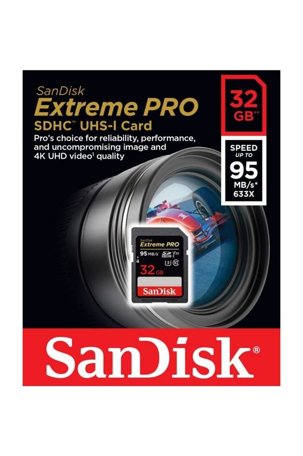 Extreme Pro 32Gb Sd Hafıza Kartı 4K U3 V30 95Mb/S 633X - 2