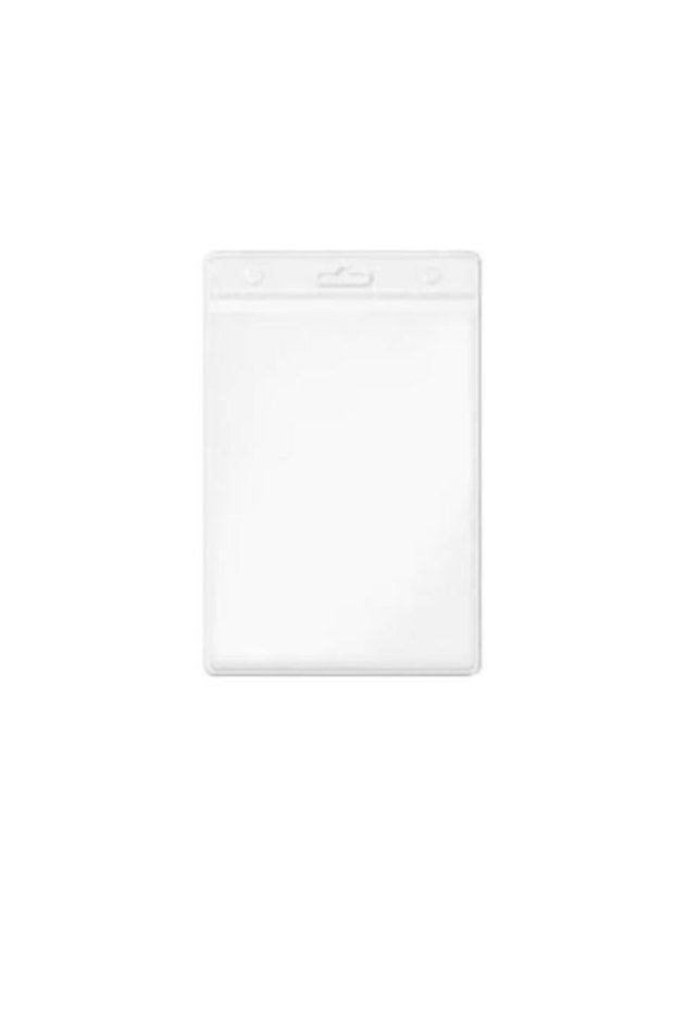 PVC Card Bag Vertical 54x86 MM Transparent 100 Pieces9101012 (1 Pack 100 Pieces)