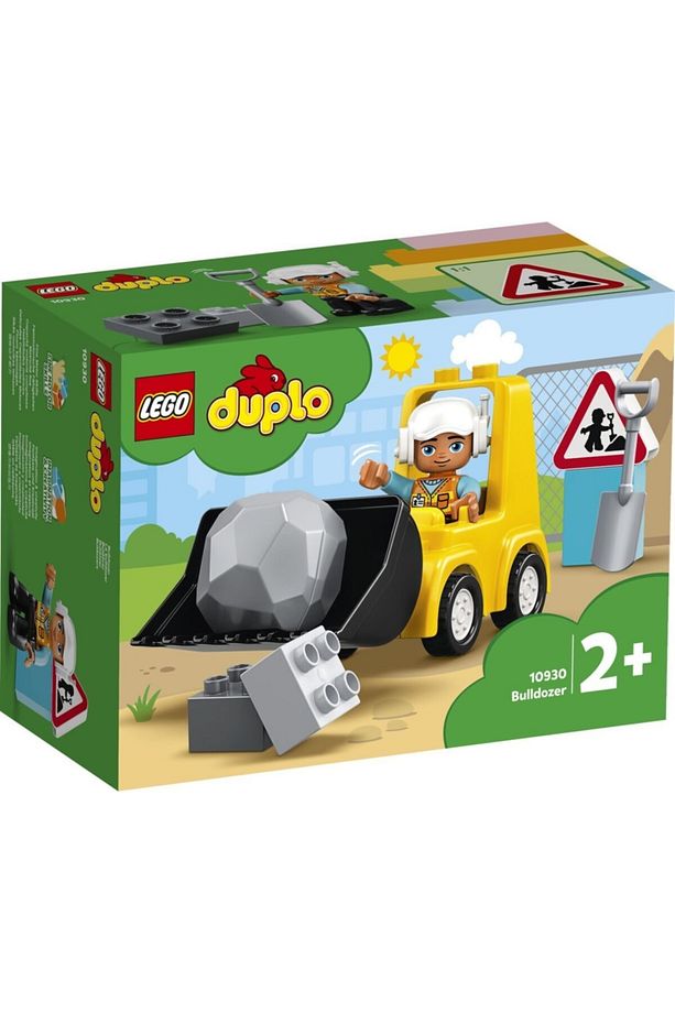 ® DUPLO® İnşaat Buldozeri 10930 - 2 Yaş ve Üzeri Çocuklar için İşlevsel Yapım Oyuncağı(10 Parça) - 4