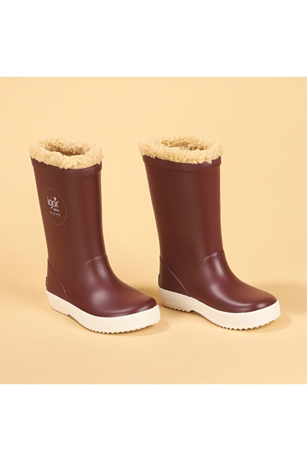 Çocuk Bordo Splash Nautico Su Geçirmez Yağmur Kar Çizmesi W10207 - 3