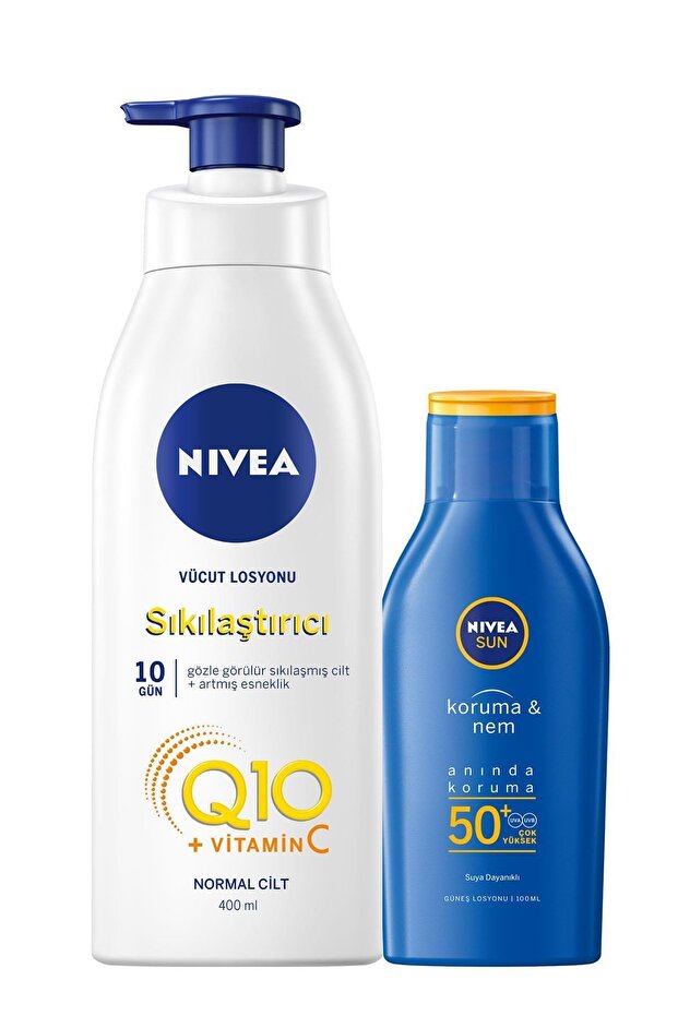 Q10 Sıkılaştırıcı Vücut Losyonu 400 Ml+güneş Losyonu Spf50 100 Ml - 2