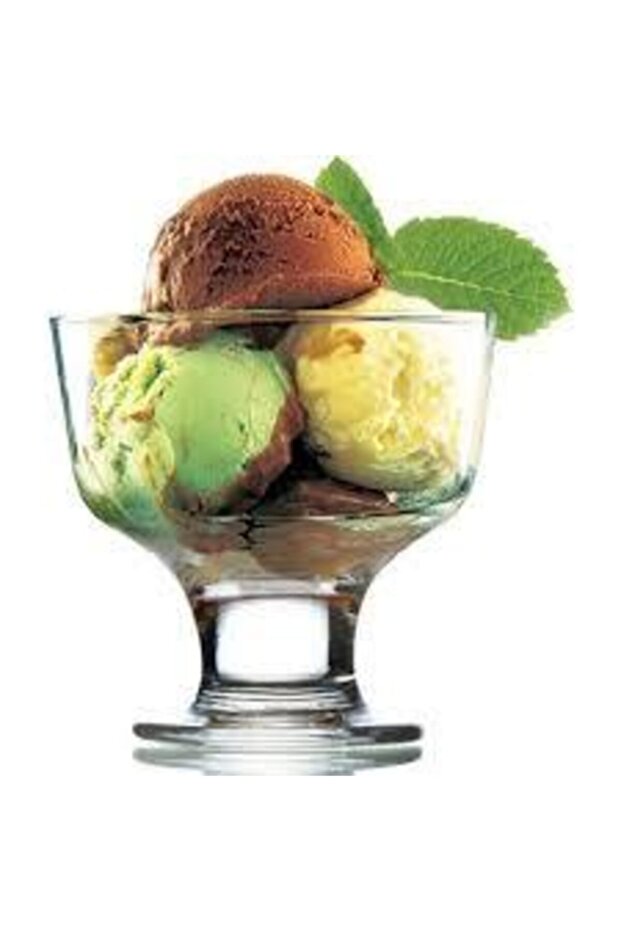 Lav Destina 6-Piece Ice Cream Bowl with Stand
