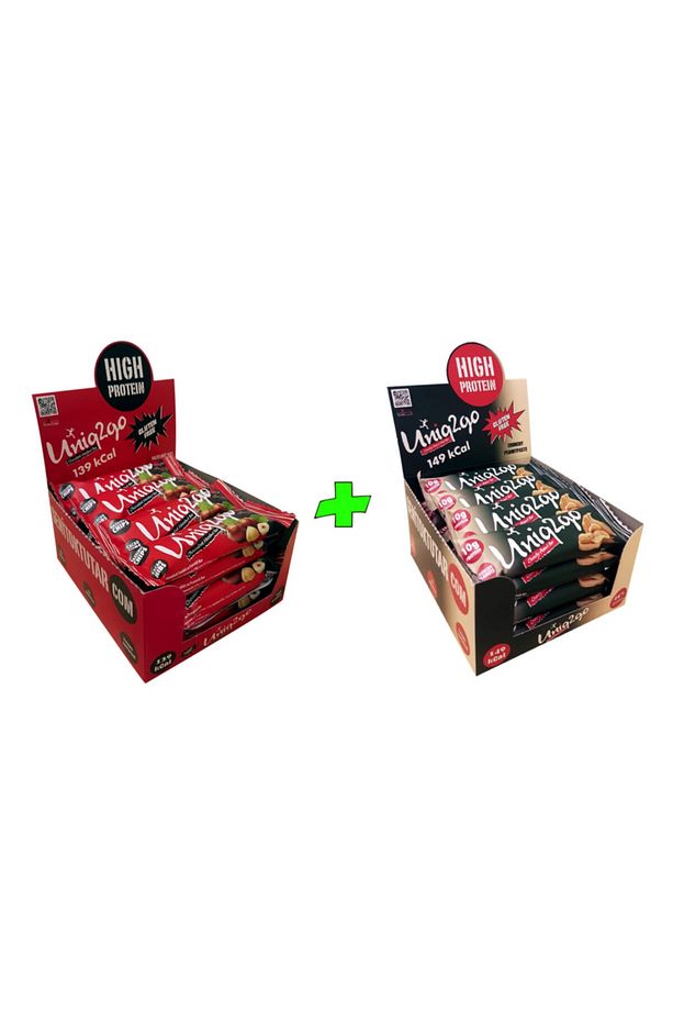 Crunchymıdı 40g Fıstıkezmeli Proteinbar+ Chocodarkmıdı 38gfındıklı Proteinbar(32adet) - 1