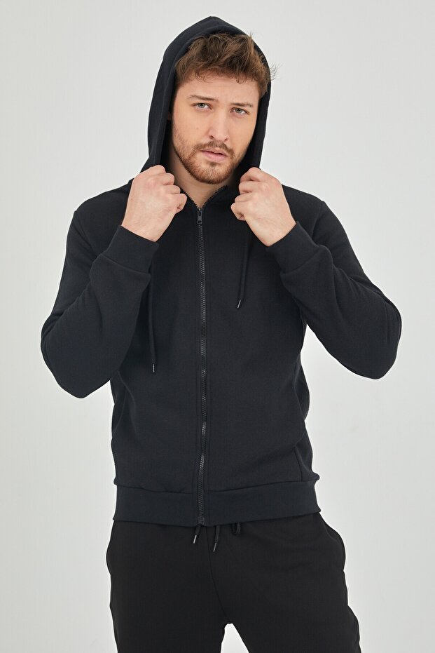 Tiberius Fermuarlı Hırka 6165 - 1