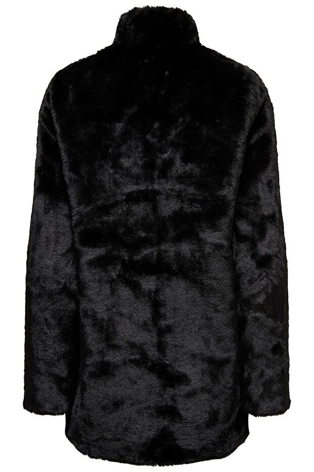 Kadın Siyah Mont - 5