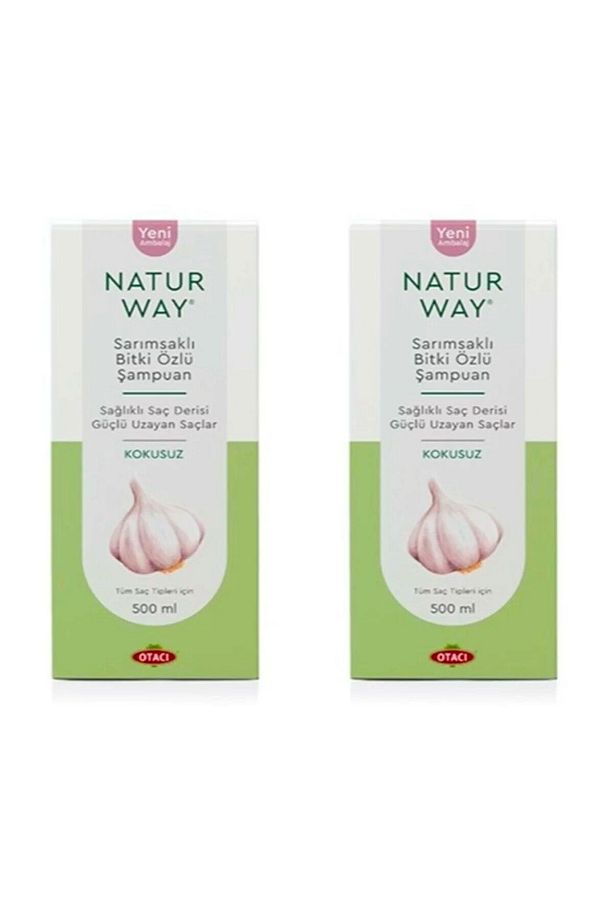 Naturway Sarımsaklı Şampuan 2'li Set X 500 Ml - 1