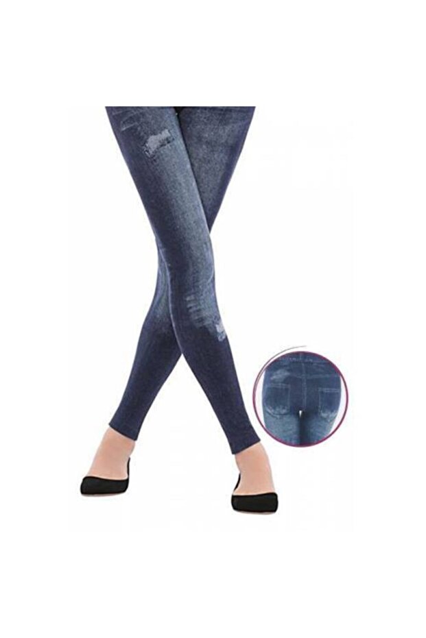 Kot Görünümlü Tayt - 1