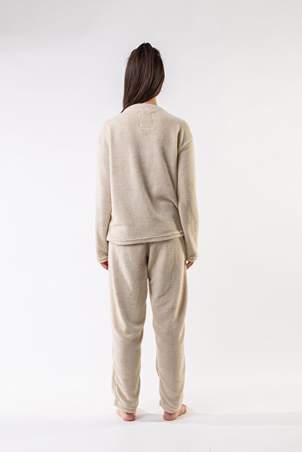 Kadın Angora Wellsoft Basic Yaka Takım - 5