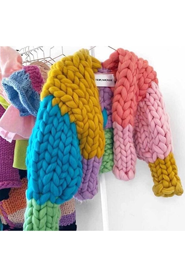 Dev Yün El Örgü Ipi // Koyu Somon // 500gr // D11 - 2