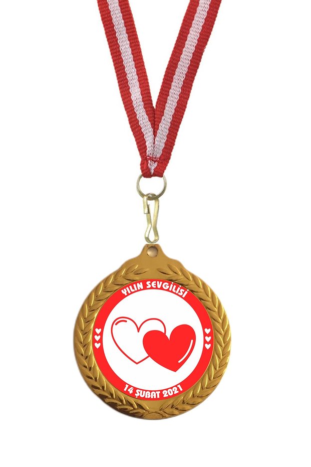 14 February Valentine's Day Lover of the Year Medal - Gift for Lover