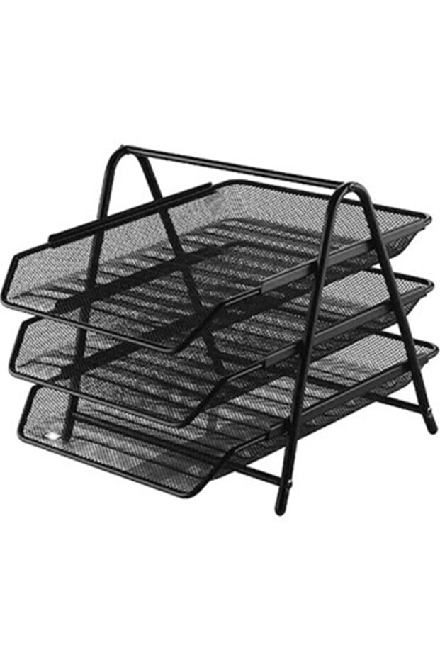 رف مستندات سلكي من 3 طبقات - 1