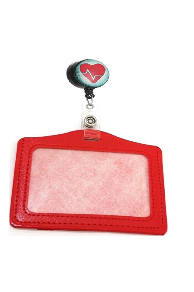 Red Road Pull-Out ID Badge Holder and Card