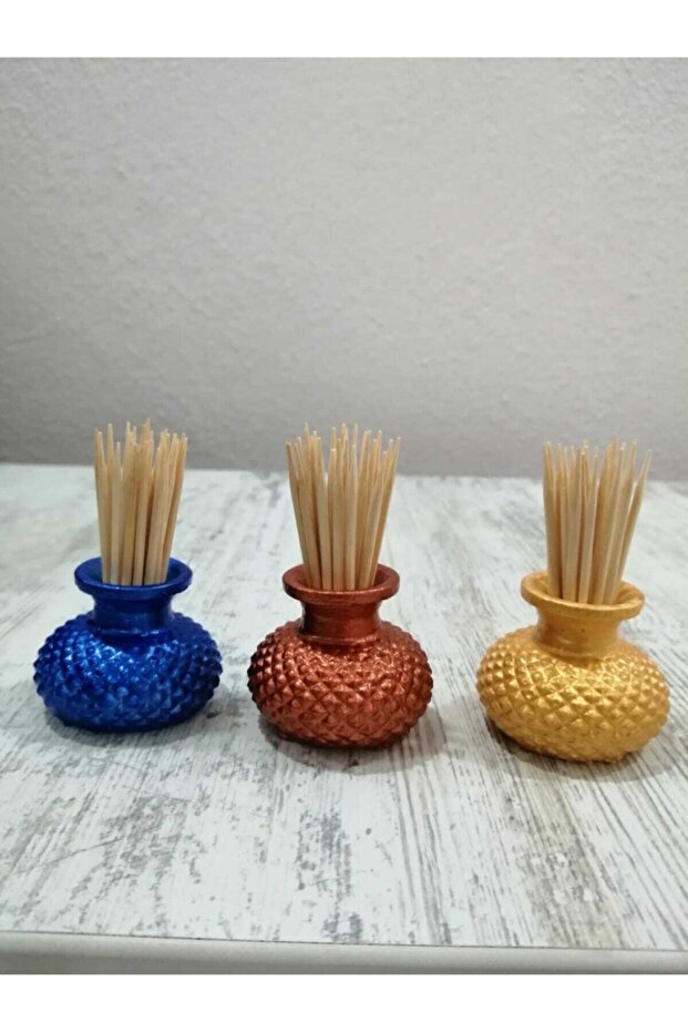 Mini Vase Set (toothpick holder) 3 Pieces