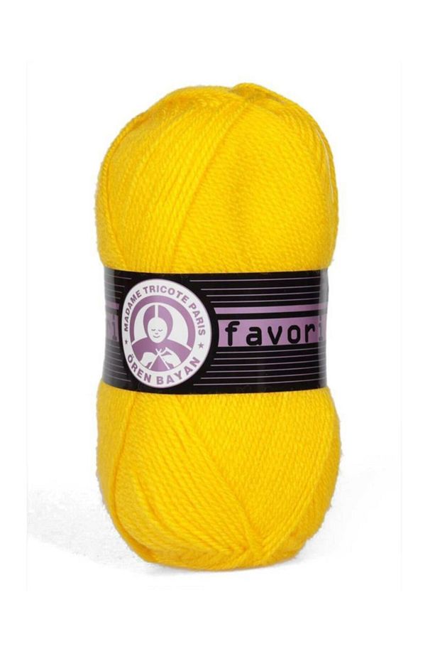 Favori El Örgü Ipi Sarı 029 - 5 Adet - 1