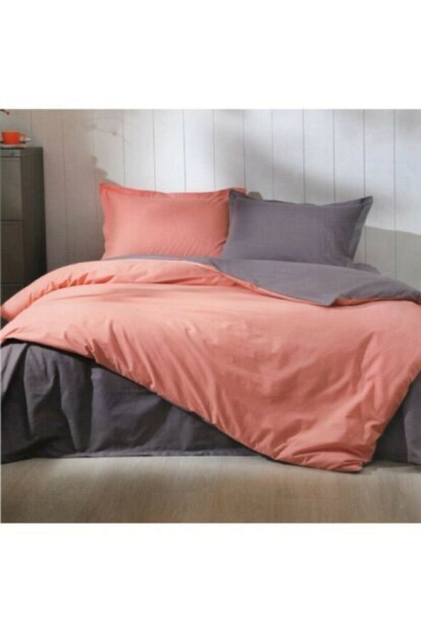 Colormix Tek Kişilik Nevresim Takımı Kiremit - 1