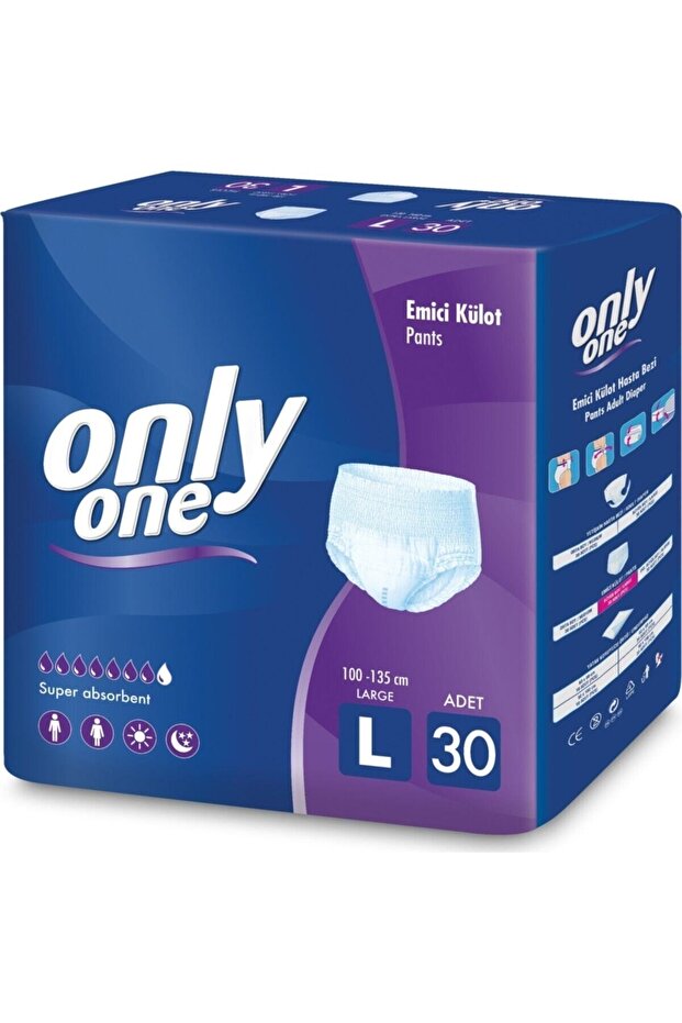 Only One Adult Absorbent Panties Patient Diapers Large 30 Pack Large Size Patient Diapers L