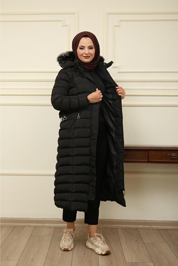 Women's Long Filled Inflatable Sports Jacket