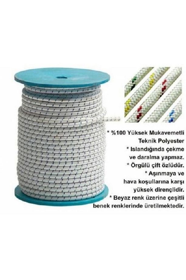 15 Metre 6mm Halat Bağlama Ipi Çadır Bağlama Ipi - 2