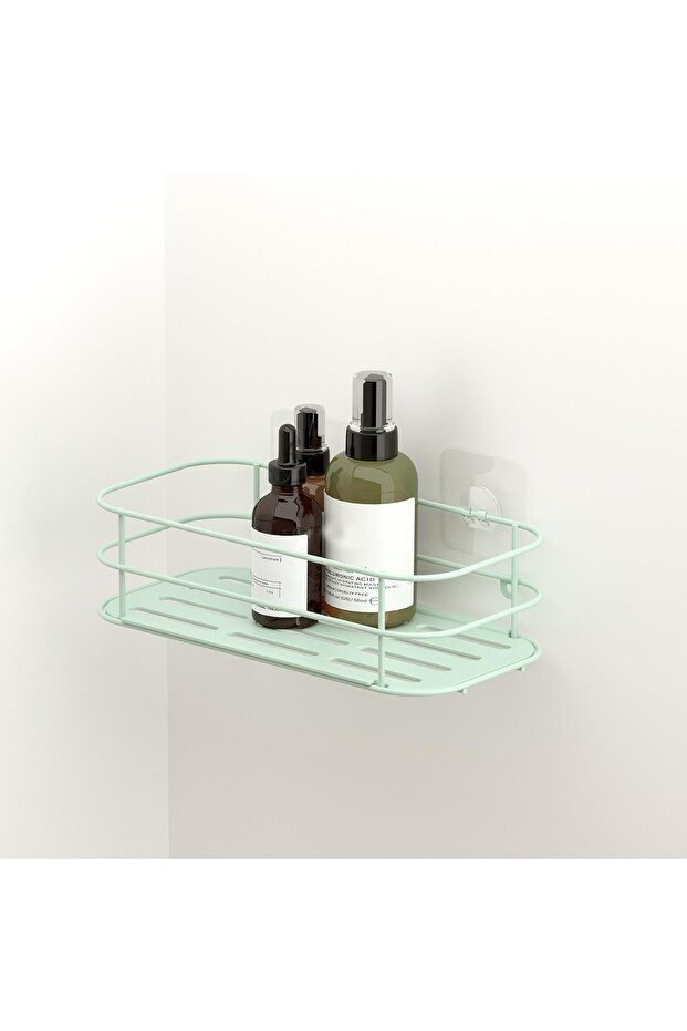 Bathroom Shower Shelf with Mint Hooks