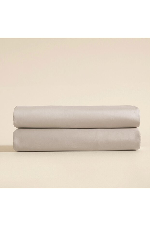 Classic Bamboo Cotton Pillowcase 50x70 cm Beige
