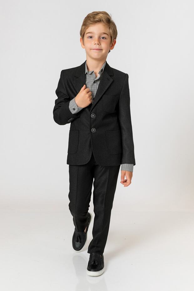 Boy's Black Jacket - 4