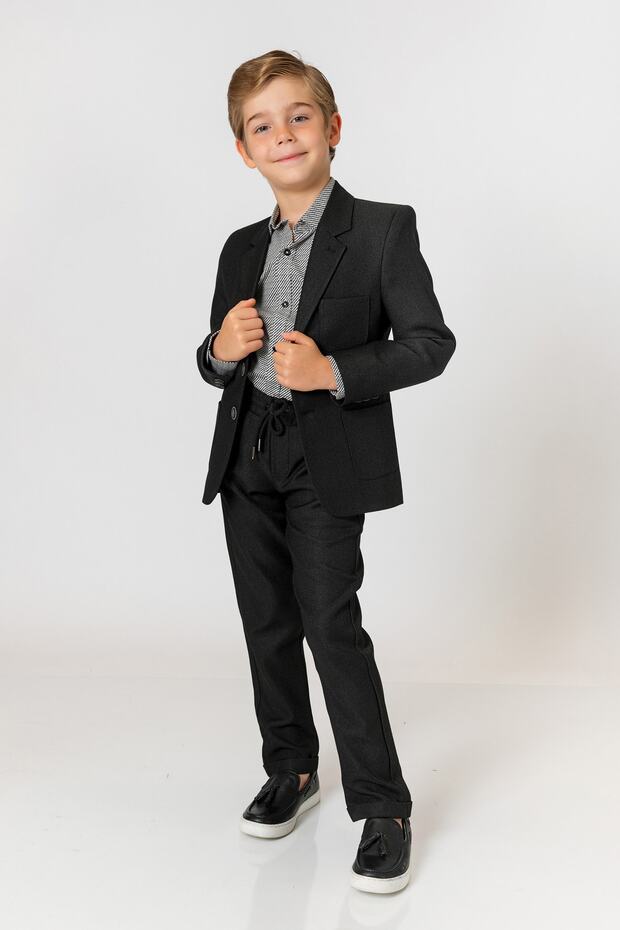 Boy's Black Jacket - 7