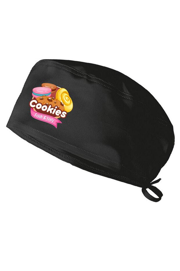 Cookies Pasta Temalı Aşçı Bonesi Pastacı Bonesi | Şef Bonesi - 1
