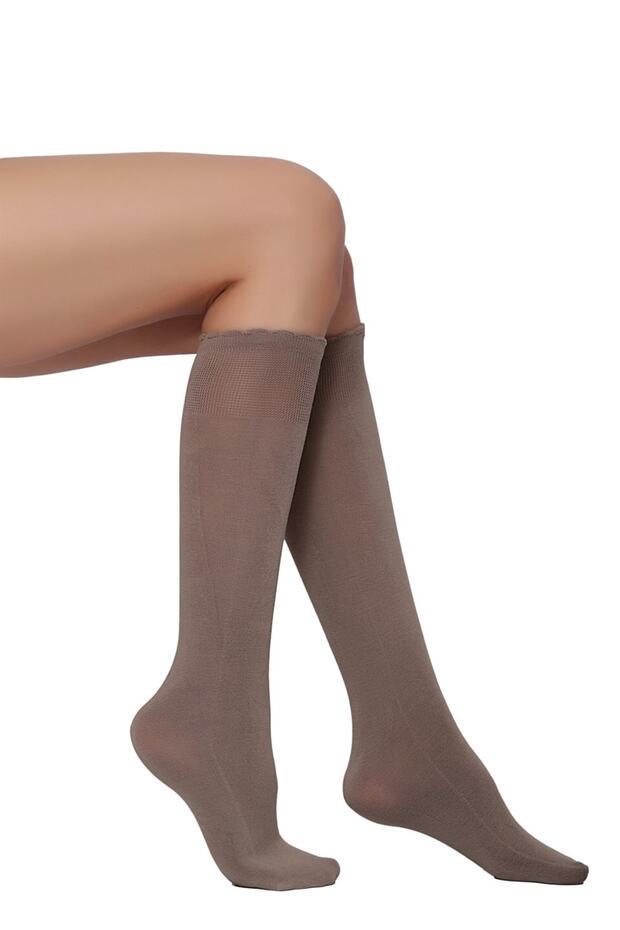Soft Viskon Dizaltı Çorap - 4