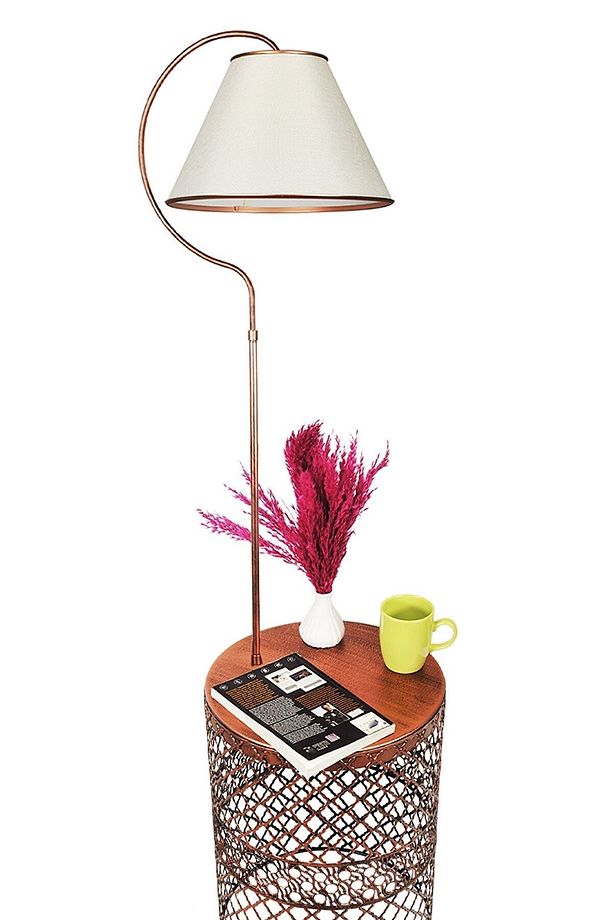 Tasarım Sehpalı Lambader Modern Lambader Köşe Aydınlatma - 1