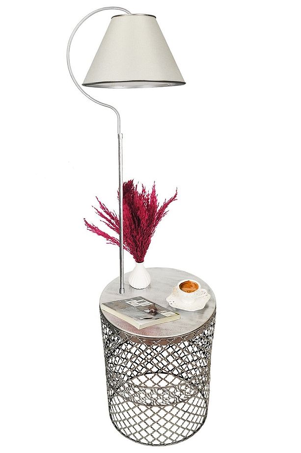 Tasarım Sehpalı Lambader Modern Lambader Köşe Aydınlatma - 1