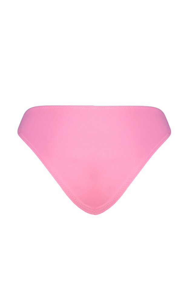 Pembe Aksesuarlı Regular Normal Bel Bikini Altı TBESS23BA00061 - 5