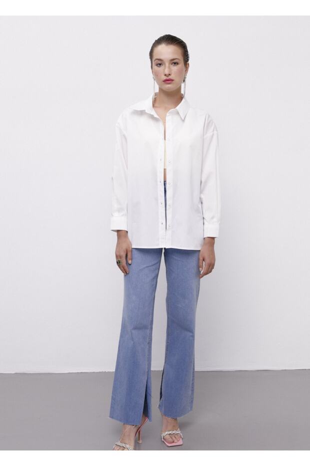 Oversize Gömlek - 1