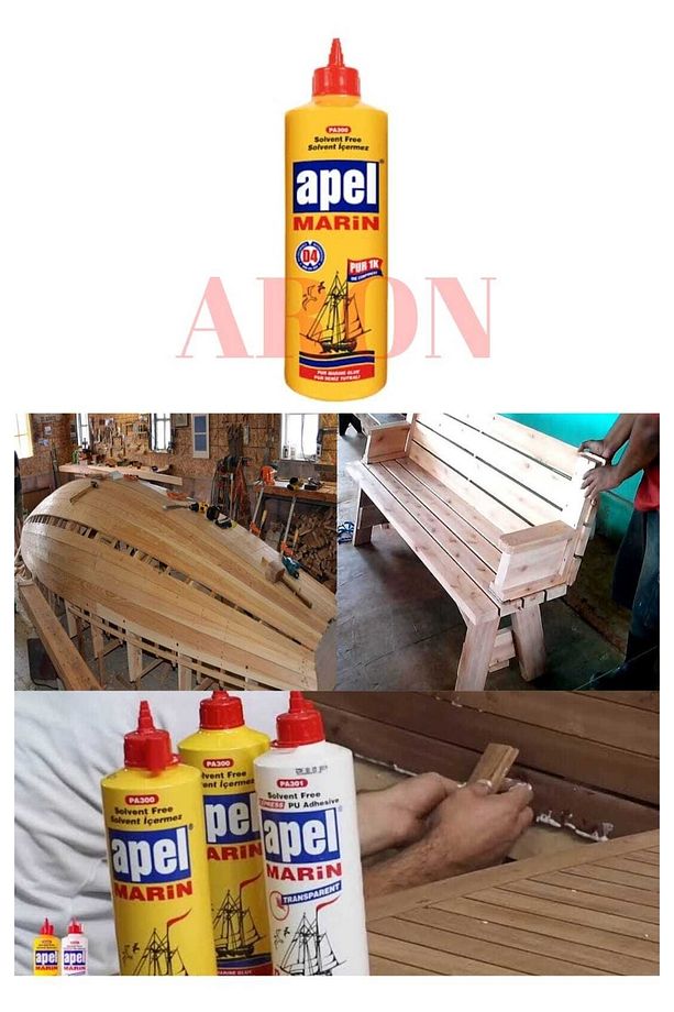 Pa300 Apel Marin Poliüretan Gemi Yat Deniz Ahşap Palet Mdf Sunta Tutkalı 600gr. - 1
