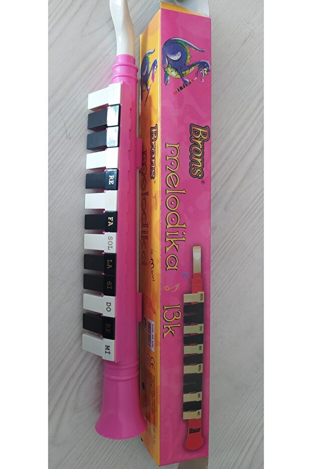 13 Tuşlu Melodika Pembe - 1