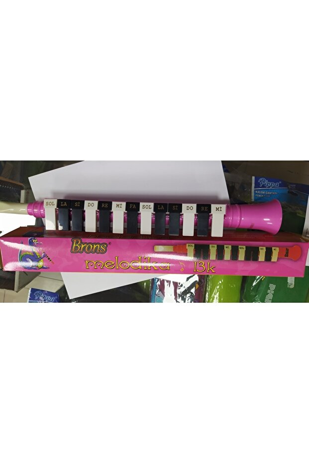 13 Tuşlu Melodika Pembe - 4