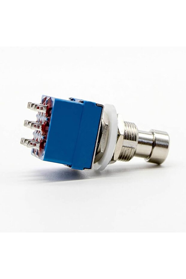 3pdt On/on/off 3lü Anahtar Ac 250v 3a 9 Pin Switch Anlık Basmalı Buton - 5