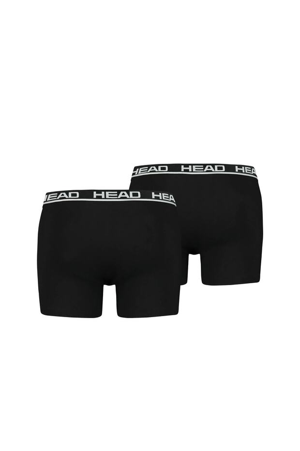 Boxershort Herren, 2er Pack - Basic, Baumwoll Stretch, einfarbig - 2