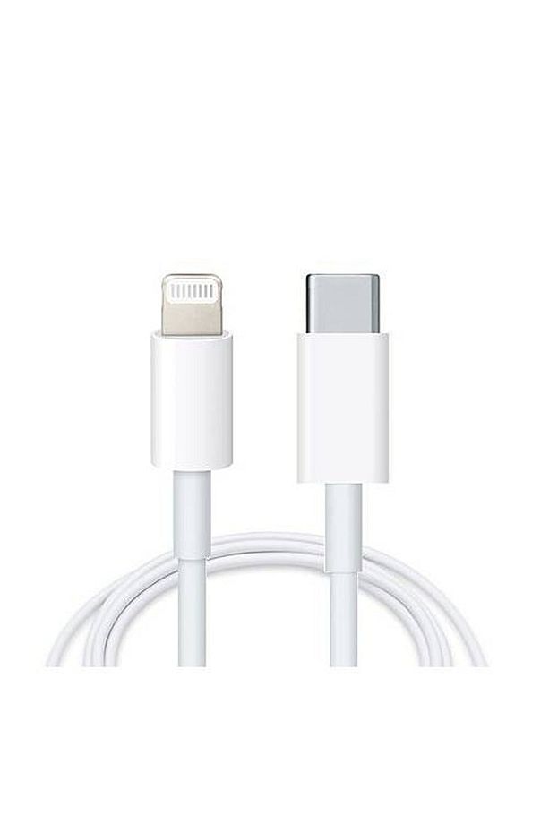 Type-c (usb) To Lightning Iphone Ile Uyumlu 1 Metre Şarj Kablosu Beyaz - 1