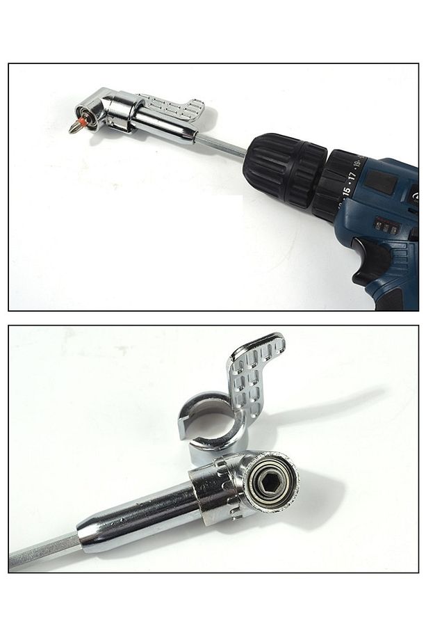 Altıgen 1/4 Hex Bit Uzatma Adaptörü 5li Titanyum Matkap Ucu Seti Köşe Delme Vidalama Aparatı Altıgen - 3