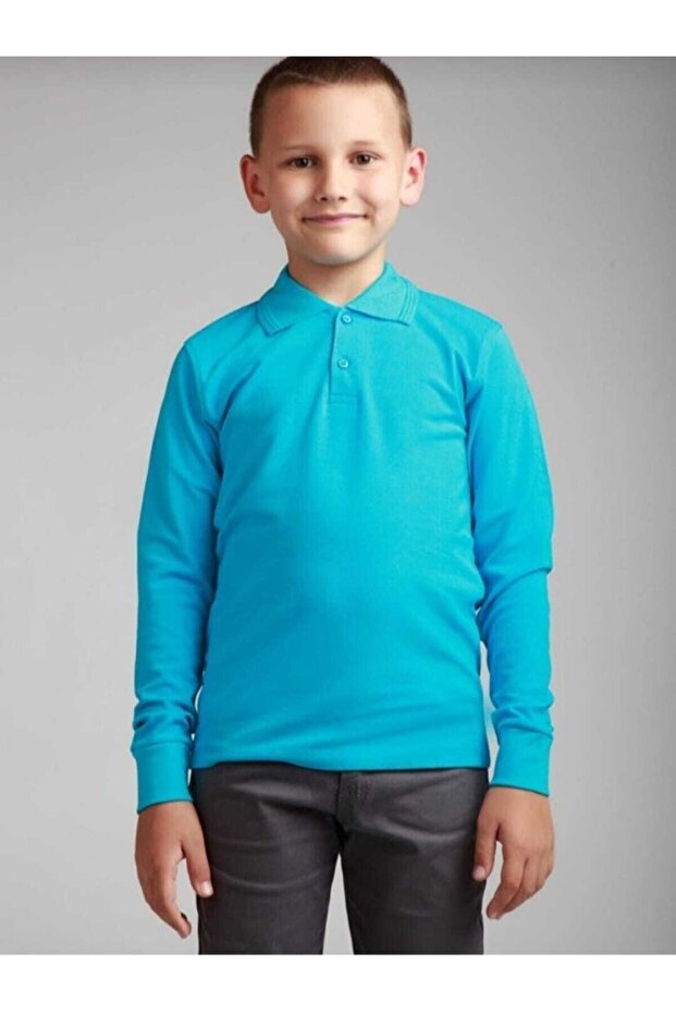 Unisex Long Sleeve Polo Neck T-Shirt
