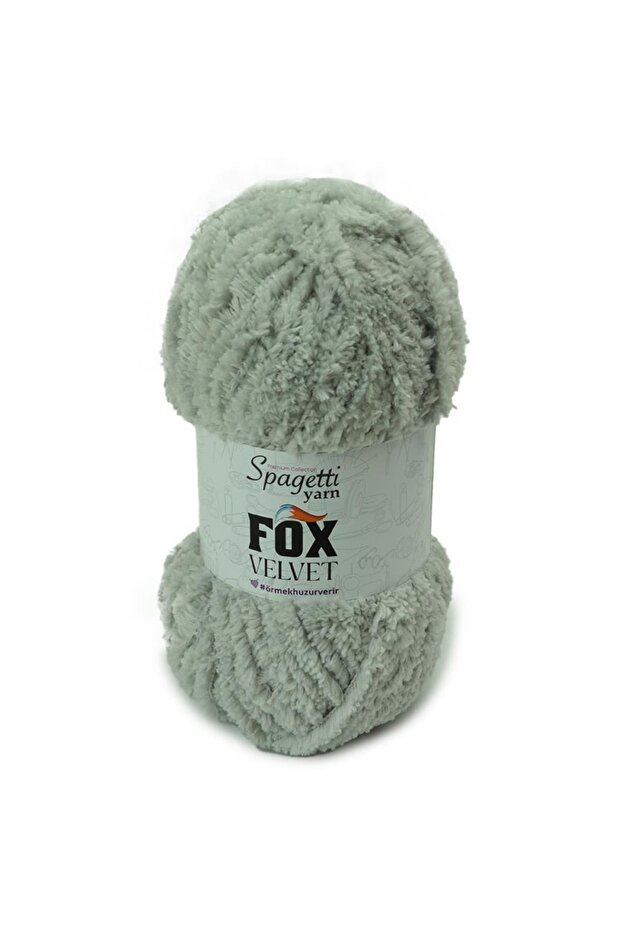 Fox Velvet Light Gray Velvet Hand Knitting Yarn