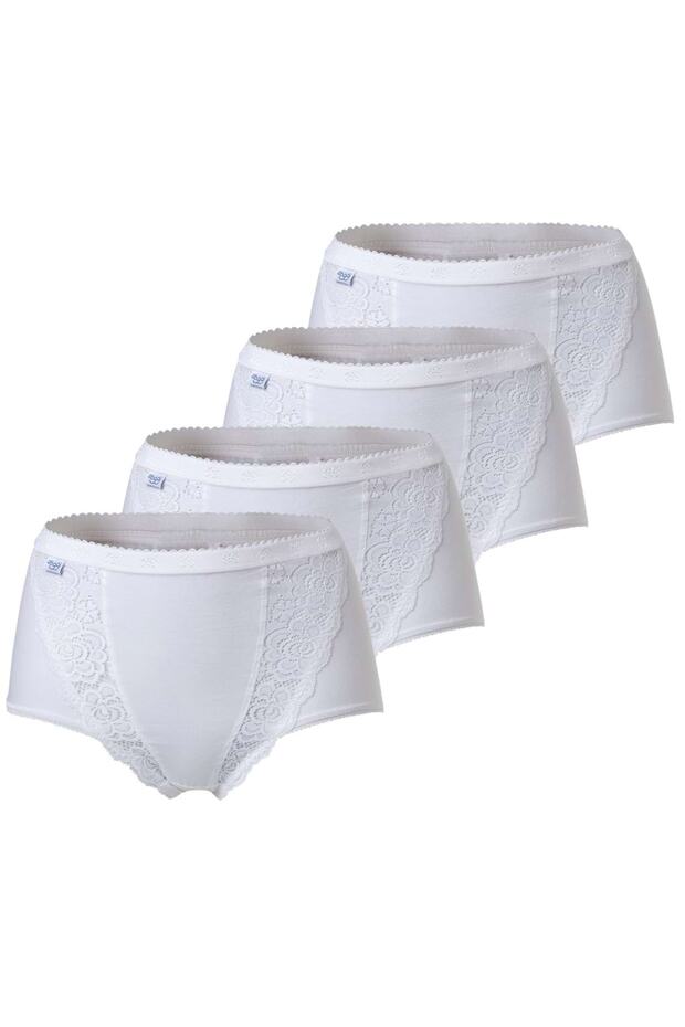 Damen Slip - Chic, Maxi, 4er Pack, einfarbig - 3